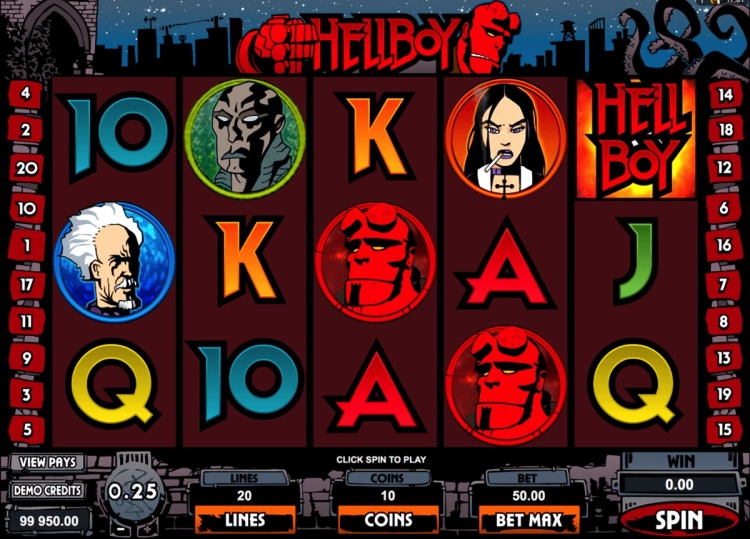 Игровой автомат «Hellboy» в казино Вулкане бесплатно